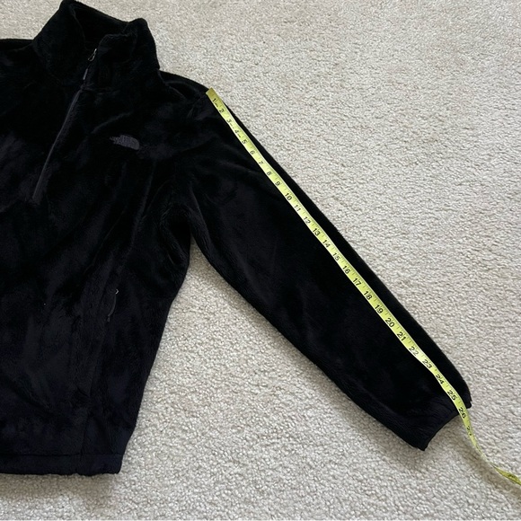 The North Face Osito 1/4 Zip Fleece Jacket Sweater Black Pullover Sz XL NF0A3XBC - Picture 6 of 16